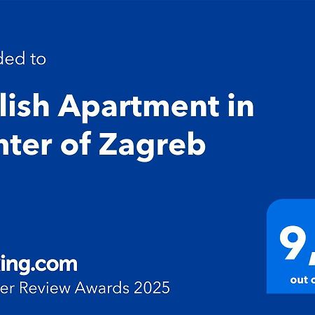 Stylish Apartment In Center Of Zagreb Ngoại thất bức ảnh