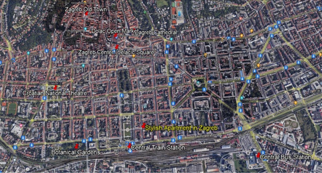 Stylish Apartment In Center Of Zagreb Ngoại thất bức ảnh